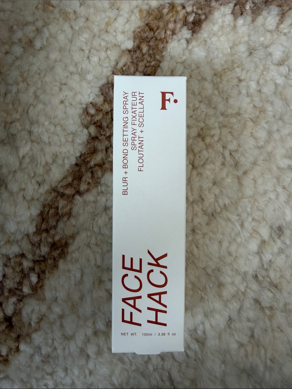 Freck Beauty Face Hack Setting Spray – White with Red Logo